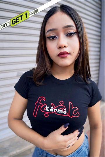 Fuck Karma – MOOONIVERSE Baby Tee