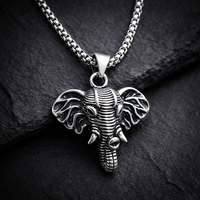 Elephant Pendant TUSK NOIR