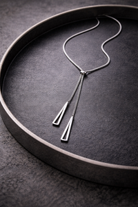 Sliver stings necklace  - Prism fall