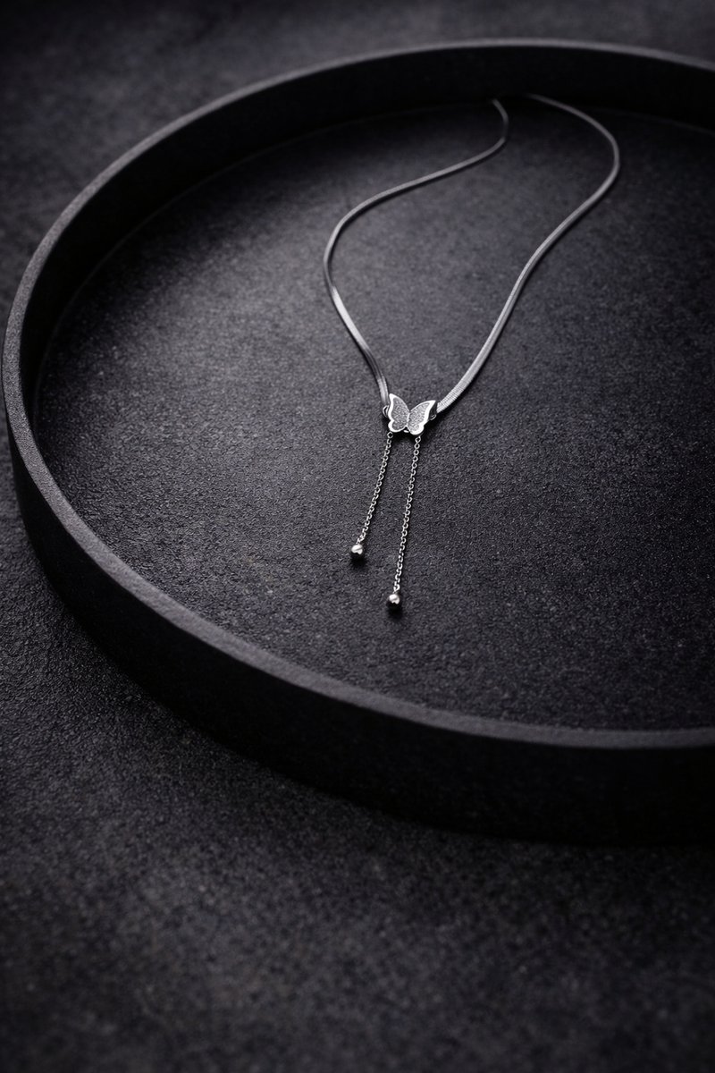 Butterfly Necklace Midnight flutter