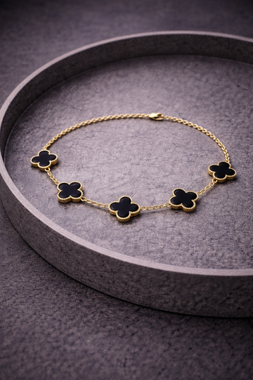 BL211 – Five Black Clover Bracelet / FIVE Night Elements