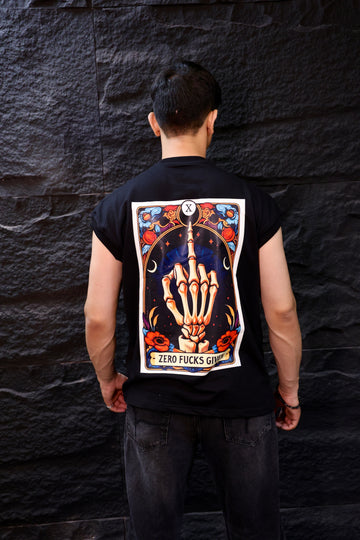 The ZFG Code Skeleton Attitude Oversized Tank in Black