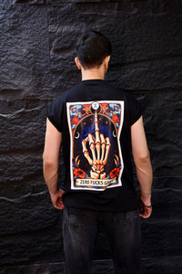 The ZFG Code Skeleton Attitude Oversized Tank in Black