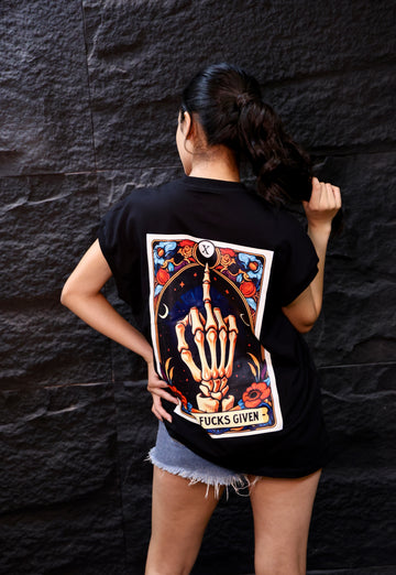 The ZFG Code Skeleton Attitude Oversized Tank in Black