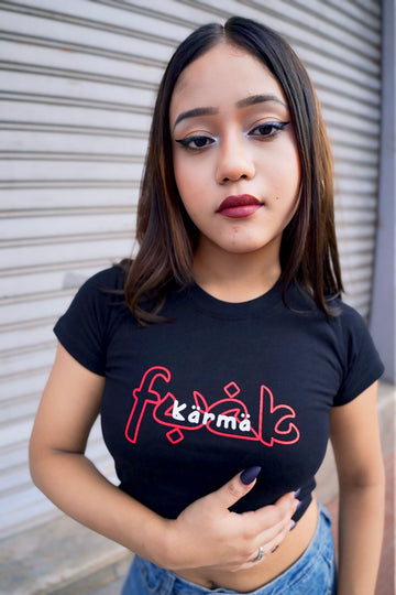 Fuck Karma – MOOONIVERSE Baby Tee